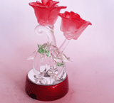 Thủy tinh bông hồng